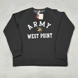 NCAA Army West Point Black Knights Dark Gray Ouray Crewneck Sweatshirt Women XL